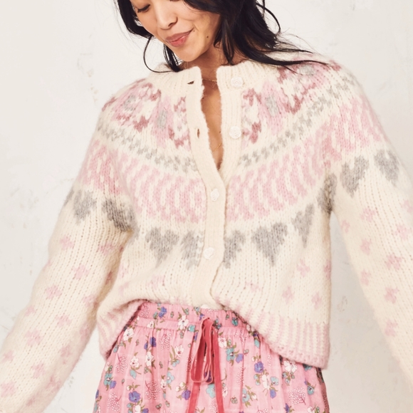 🤎SOLD ON DEPOP🤎 LoveShackFancy Jamie Cardigan - Picture 2 of 8